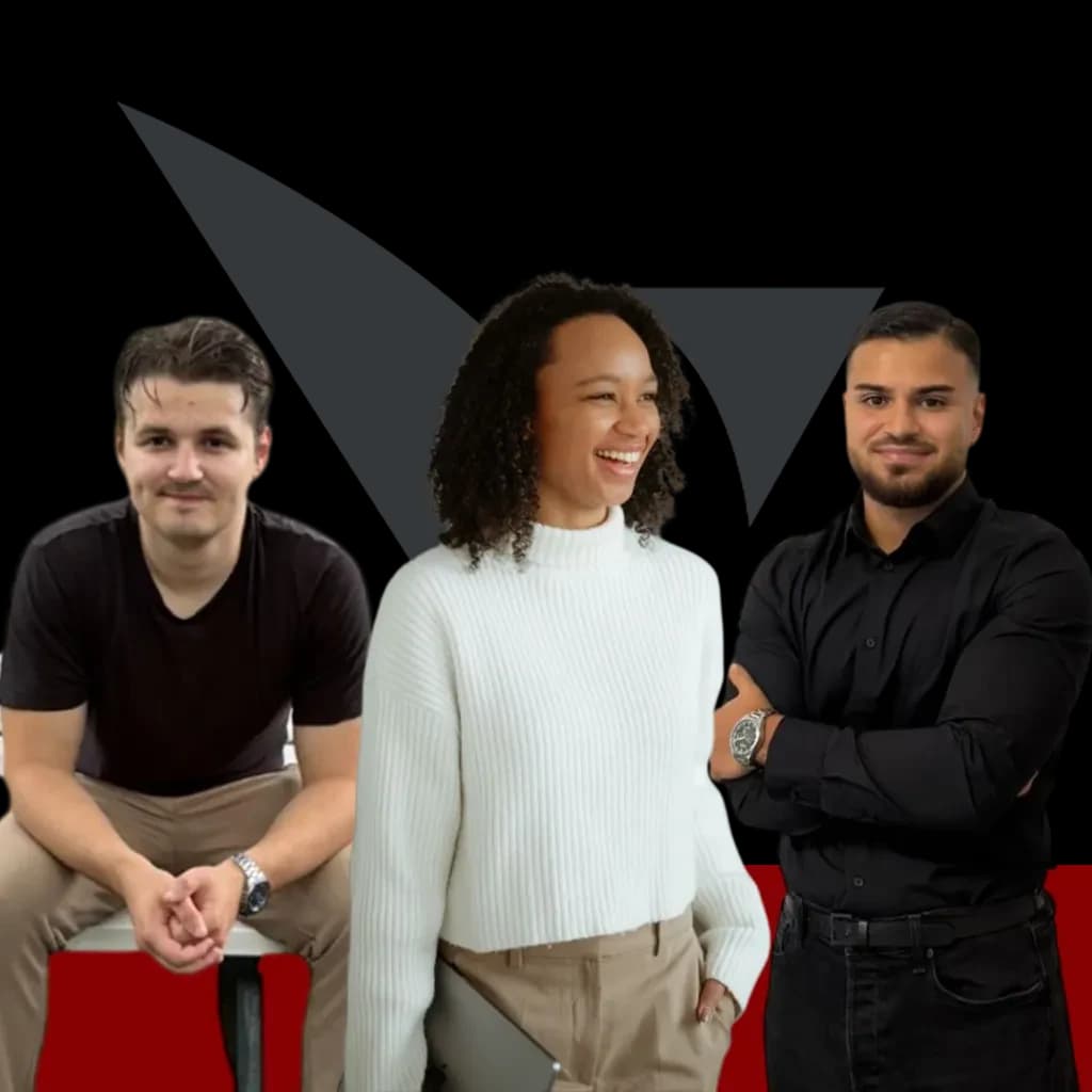 Noah, Samantha und Eren – das Team der Vivesta Hausverwaltung